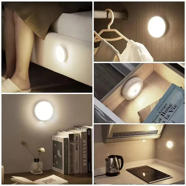Motion Sensor Light for Home with USB Charging Wireless LED Night Light ( Pack of 2)